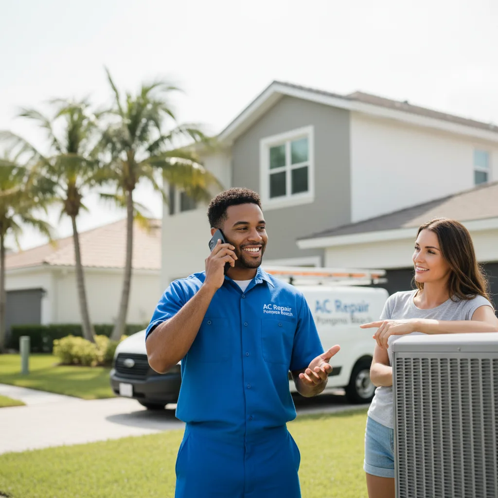 AC Repair Pompano Beach customer support in Sandy Ridge